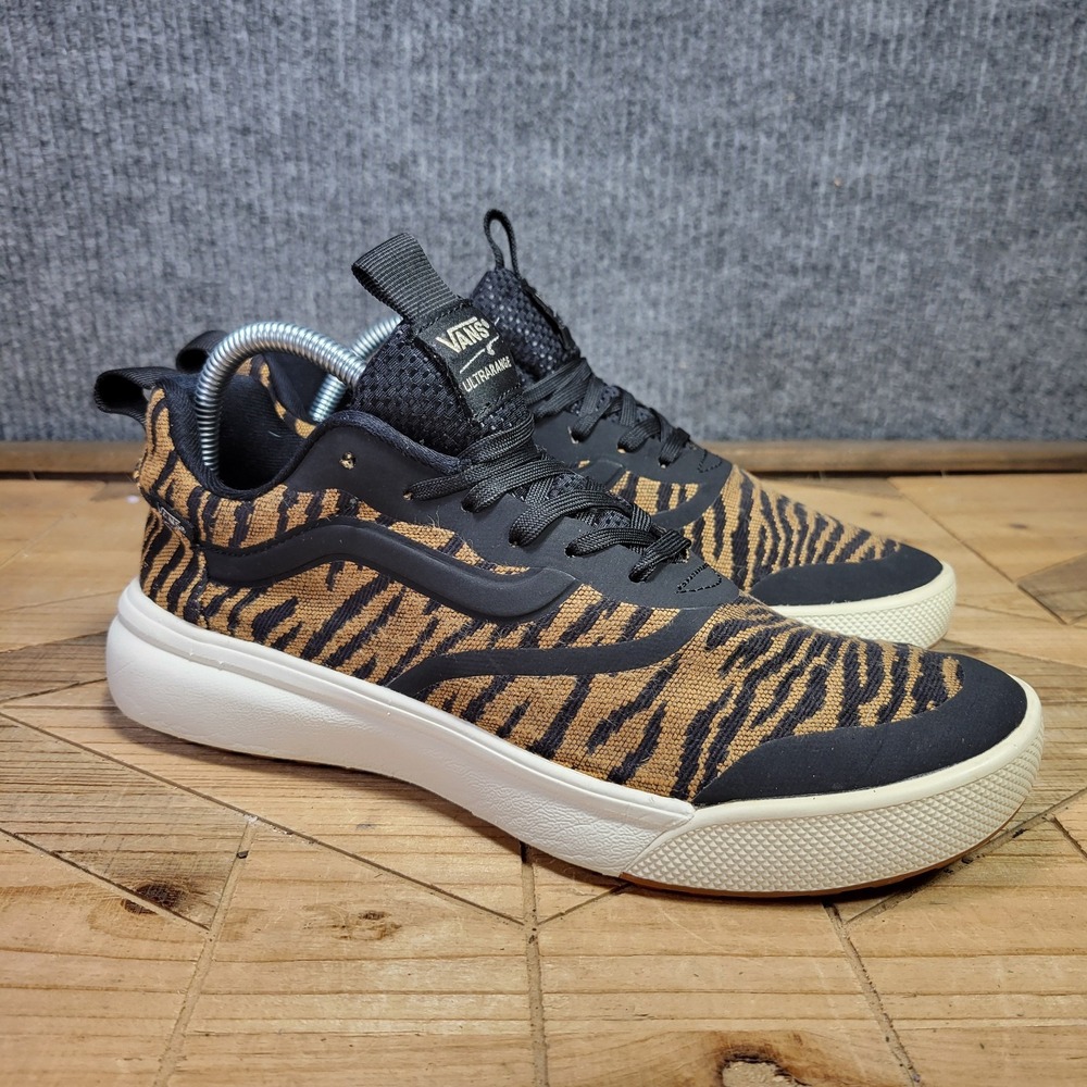 Vans Shoes Mens 8.5 Womens‎ 10 Ultrarange Rapidweld Woven Tiger Sneakers Black